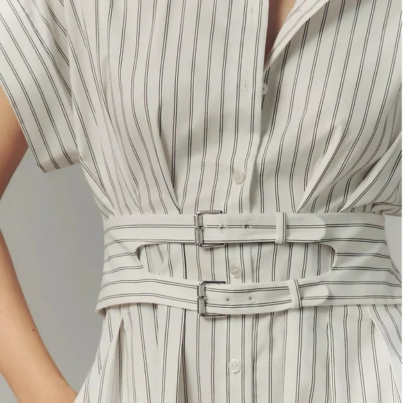 THE TOBIE SHIRT DRESS BY EXQUISE: DOUBLE BUCKLE EDITION - Picture 2 of 9